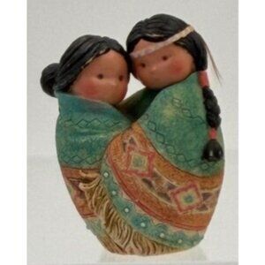 Friends on the Feather Enesco Figurine Love for Many Moons Karen Hahn 1994